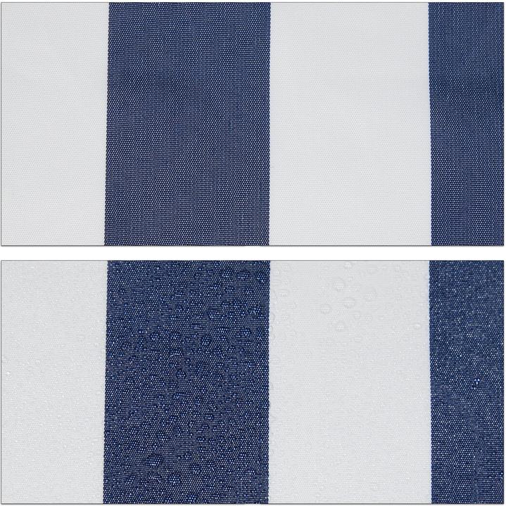 Actual product image Relaxdays Telesopic Canopy Blue White (1.50 m)