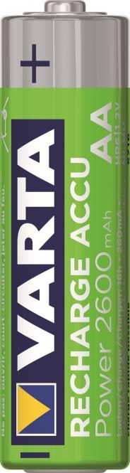 Actual product image Varta Recharge Accu Power (4 pcs., AA, 2600 mAh)