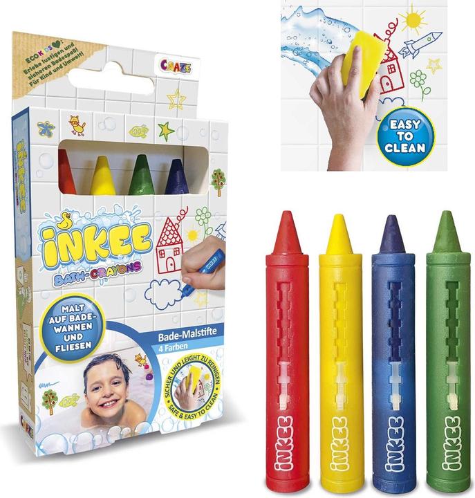 Actual product image Craze Inkee bath crayons