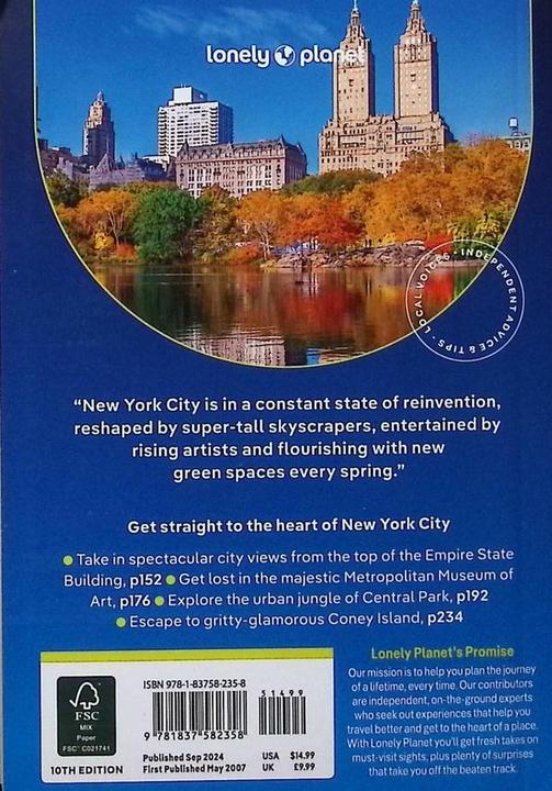 Produktbild Pocket New York City (Englisch, Collectif, Lonely Planet, 2024)