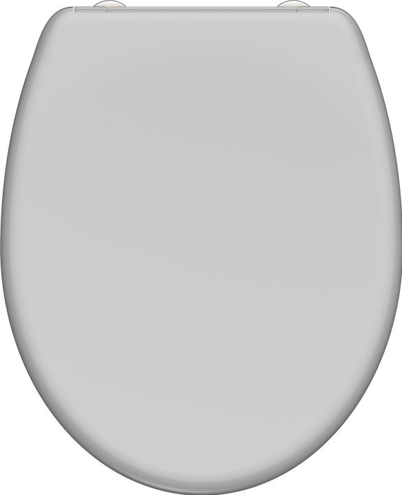 Immagine prodotto Schütte Sedile WC Duroplast Sedile WC GRIGIO Meccanismo di chiusura morbida Sgancio rapido 82302-A Grigio
