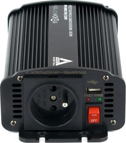 Actual product image AZO Digital 24 VDC / 230 VAC car inverter IPS-800U 800W