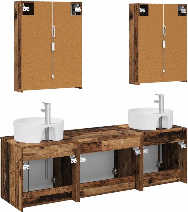 Produktbild vidaXL Badezimmerschrank-Set