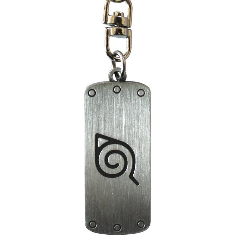Thumbnail - ABYstyle, Schlüsselanhänger, Naruto Shippuden: Konoha Metal Plate, Silber