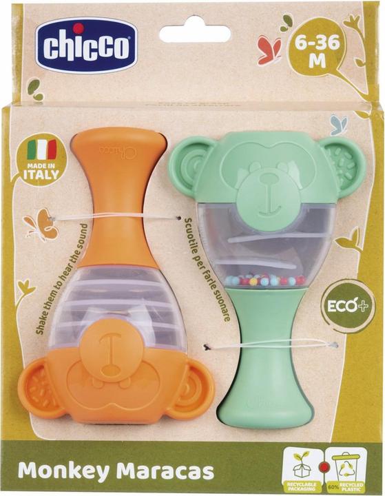 Actual product image Chicco Monkeys Maracas Eco+