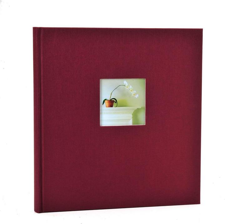 Produktbild Goldbuch Fotoalbum gebunden 30x31cm bordeaux Leineneinband