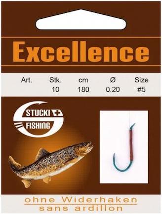 Stucki Thun Excellence geleimte Haken ohne Widerhaken