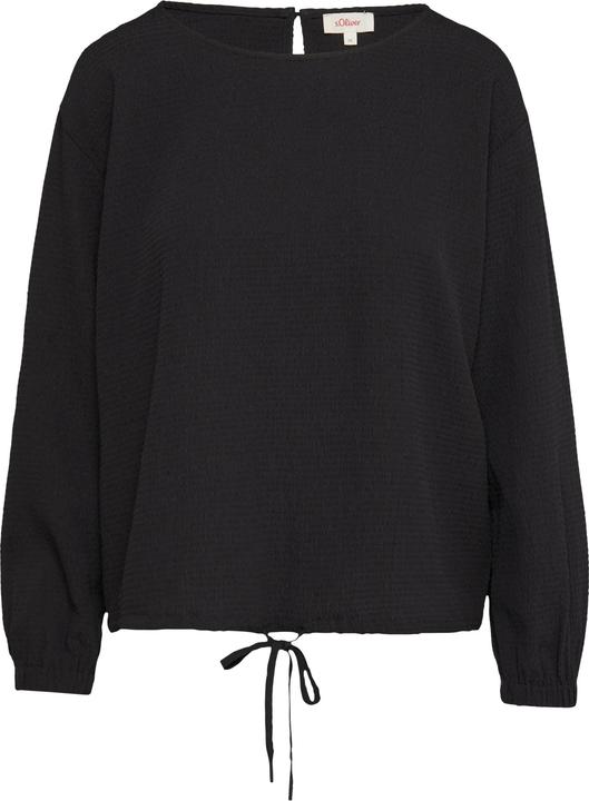 Produktbild s.Oliver Bluse Strukturierte Bluse mit überschnittenen Schultern (36)