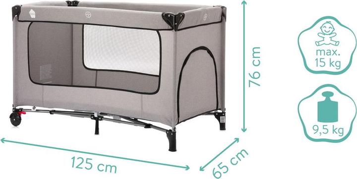 Produktbild Fillikid Reisebett mit Komfortmatratze (60 x 120 cm)