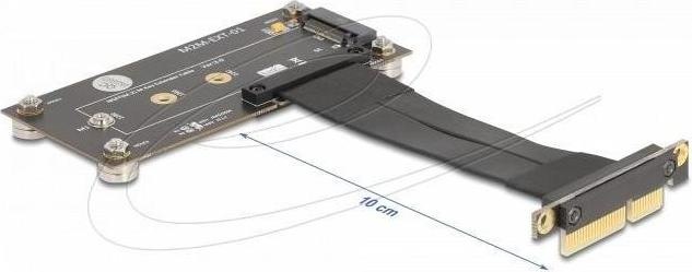 Produktbild Delock Adapter PCIe 3.0 x4 Stecker 90° gewinkelt zu M.2 Key