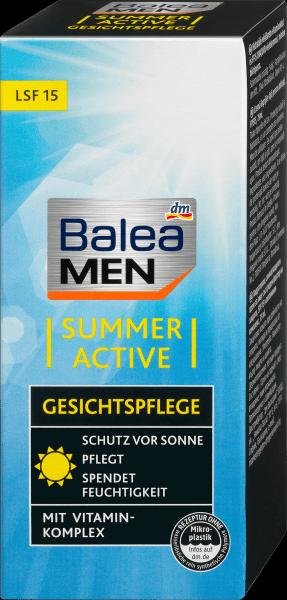 Actual product image dm Balea MEN Summer Active face cream (Day cream, SPF 15)