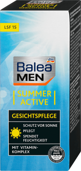 Image du produit dm Balea MEN Crème pour le visage Summer Active (Crème de jour, SPF 15)