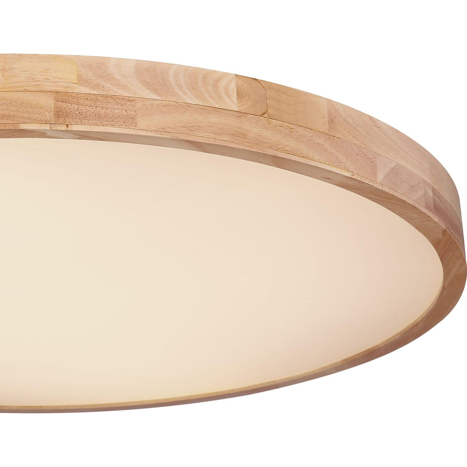 Thumbnail - Globo, Wandleuchte + Deckenleuchte, Deckenleuchte Rainer Holzoptik 1xLED (3500 lm)