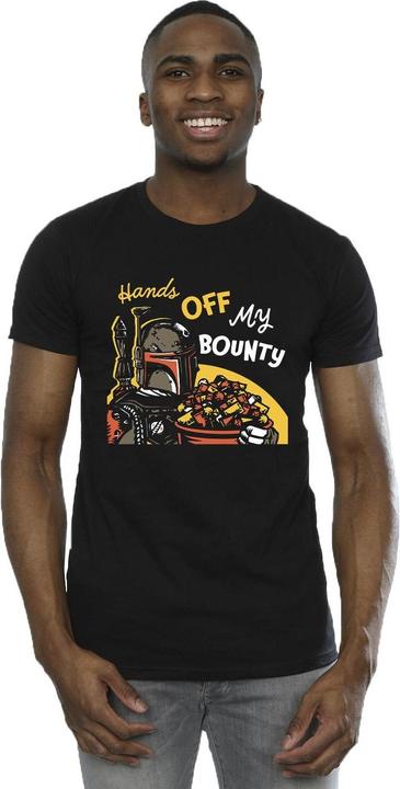 Actual product image Star Wars Mens Boba Fett Hands Off My Bounty T-Shirt (4XL)