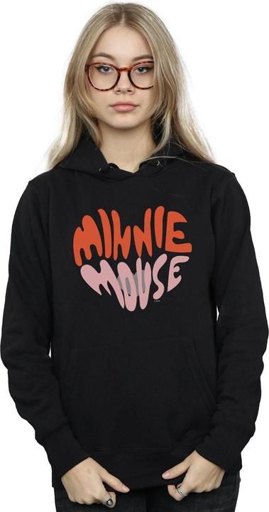 Actual product image Disney Womens/Ladies Minnie Mouse Heart Shaped Hoodie (XL)