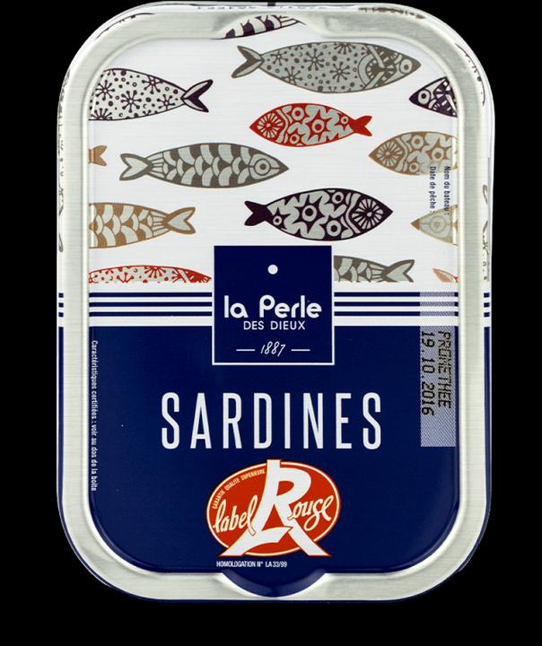Image du produit La Perle des Dieux Sardines Label Rouge (115 g)