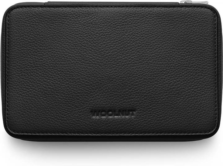 Image du produit Woolnut Organiseur Leather Tech -tarvikelaukku, musta