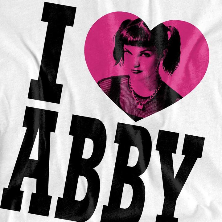 Actual product image Ncis Unisex Adult I Heart Abby T-Shirt (S)