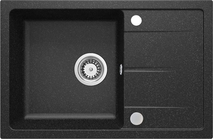 Actual product image Deante 1-bowl granite sink with drainer (Sink accessories, 67 cm, 44 cm)