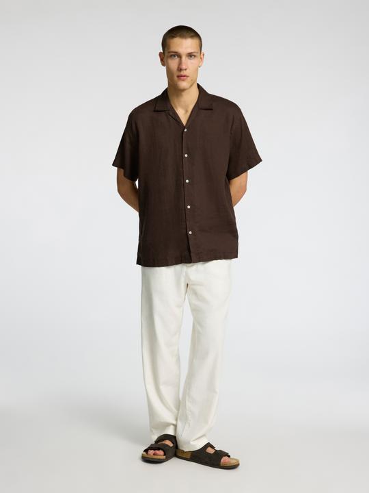 Produktbild Selected Homme 100% Leinen Kurzarmhemd (L)