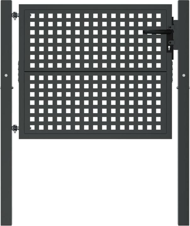 Produktbild vidaXL Gartentor Anthrazit 300x225 cm Stahl, Farbe: Anthrazit