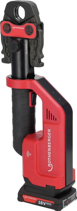 Rothenberger Pressa a batteria ROMAX Compact III Basic SET2 AMP 19 kN 15 - 35 mm 2X2Ah, UE, senza ganasce