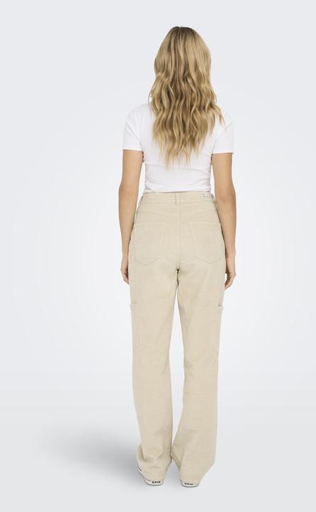 Actual product image Only Straight cut High waist trousers Cargo trousers (34)