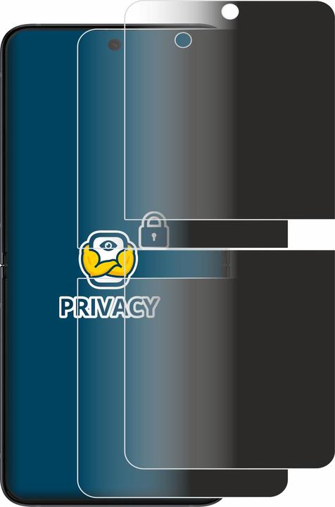 Actual product image BROTECT Anti-spy privacy film Blue light protection film (2 Piece, Samsung Galaxy Z Flip3)