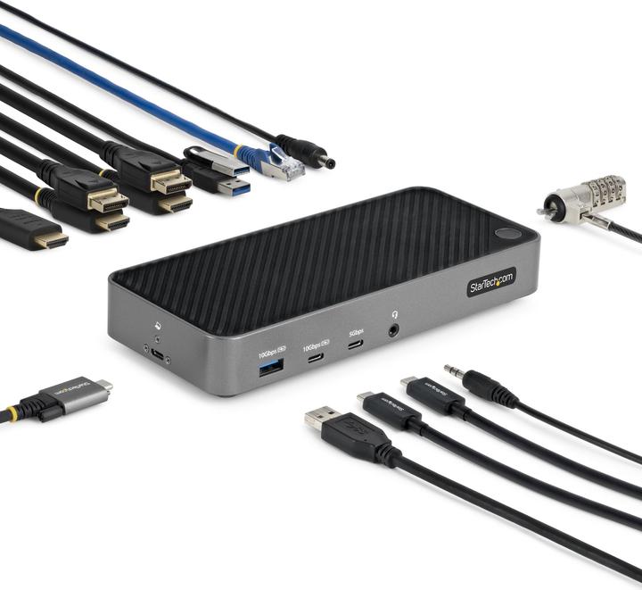 Image du produit StarTech Station D'Accueil Triple écran (USB-C, 8 ports)
