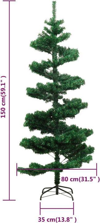Produktbild vidaXL Spiral-Weihnachtsbaum (150 cm)