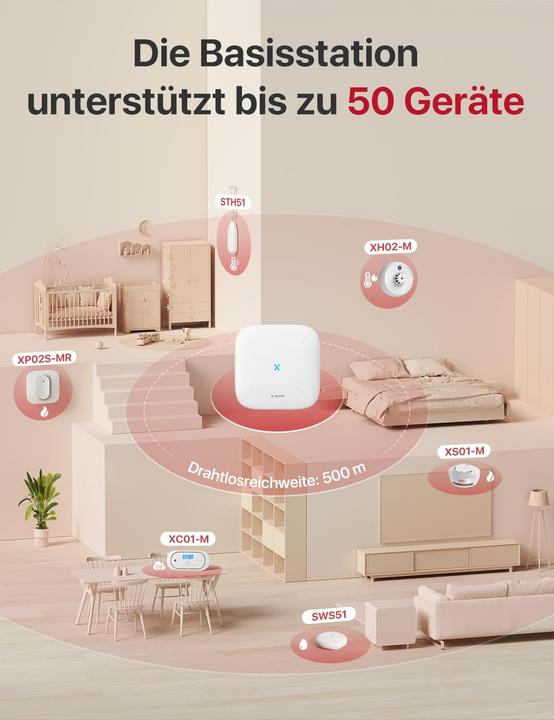 Productafbeelding X-Sense XS01-M met basisstation SBS50