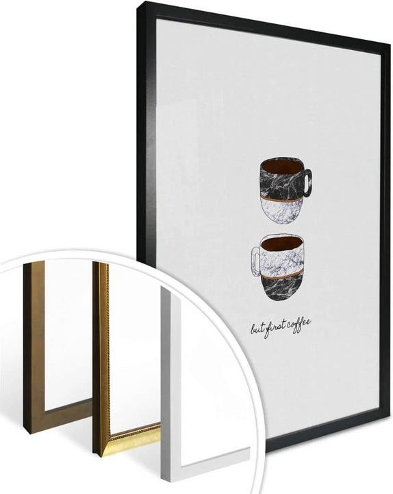 Produktbild Trenddeko Orara Studio - But First Coffee (80 x 100 cm)
