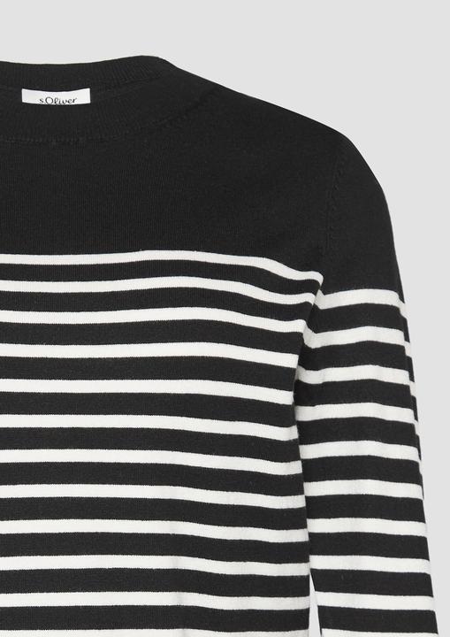 Image du produit S.Oliver Strickpullover Gestreifter Pullover aus Viskosemix (48)