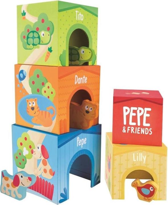 Produktbild Hape Pepe & Friends Stapelturm