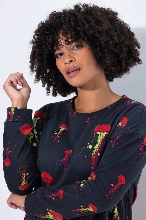 Produktbild Angel of Style Sweatshirt, Loose Fit, Quallen-Muster (58)