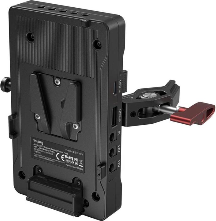 Produktbild SmallRig Advanced V Mount Battery Mount Plate with Dual 15mm Rod Clamp 3203B