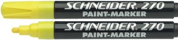 Produktbild Schneider Lackmarker Maxx 270 1-3mm gelb (Gelb, 3 mm, 1 x)