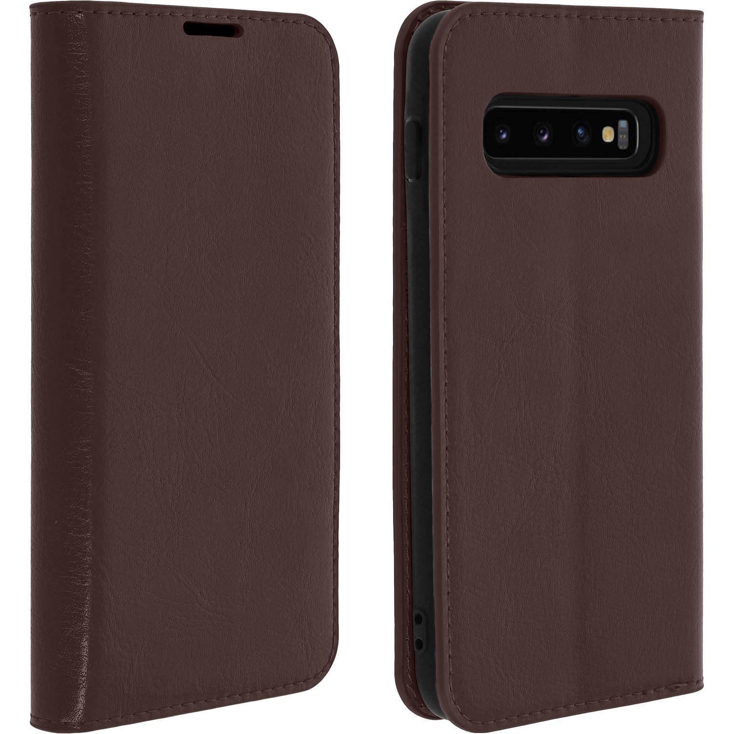 Avizar First Series (Samsung Galaxy S10+), Smartphone Hülle, Braun