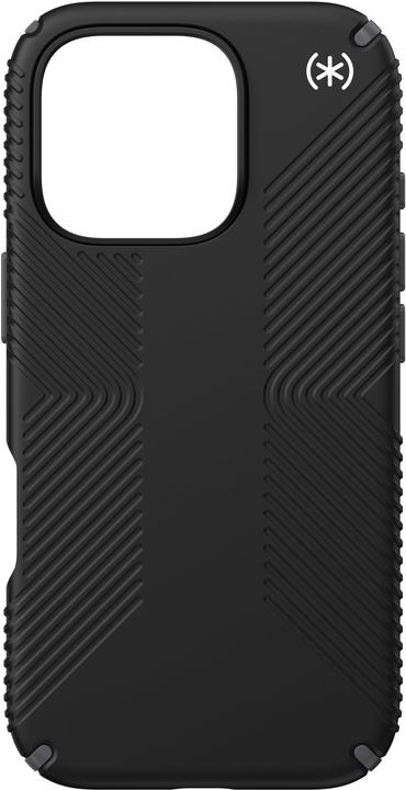 Actual product image speck Presidio2 Grip Apple iPhone 16 Pro Black - with Microban (Apple iPhone 16 Pro)