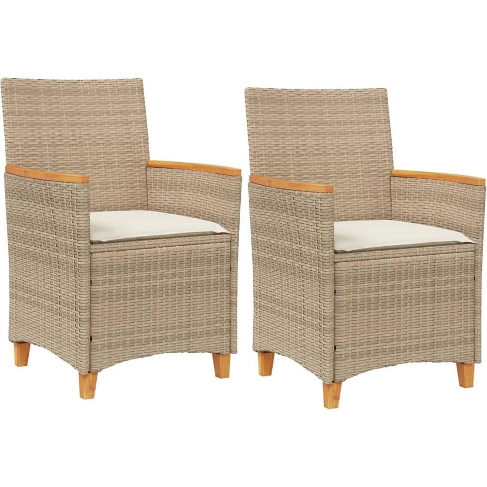 VidaXL, Gartenstühle, 10-tlg. Garten-Lounge-Set mit Kissen