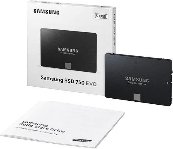 Produktbild Samsung 750 EVO Basic (500 GB, 2.5")