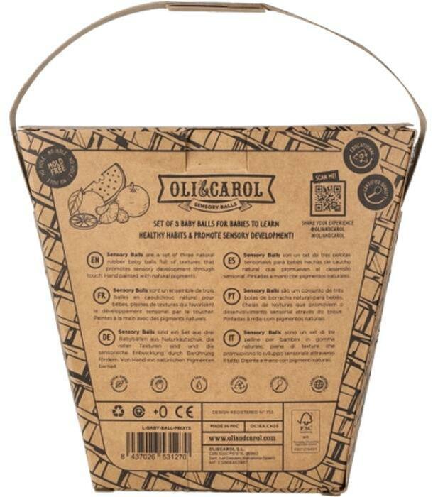 Immagine prodotto Oli and Carol Fruchtsalat Baby Sensory Bälle