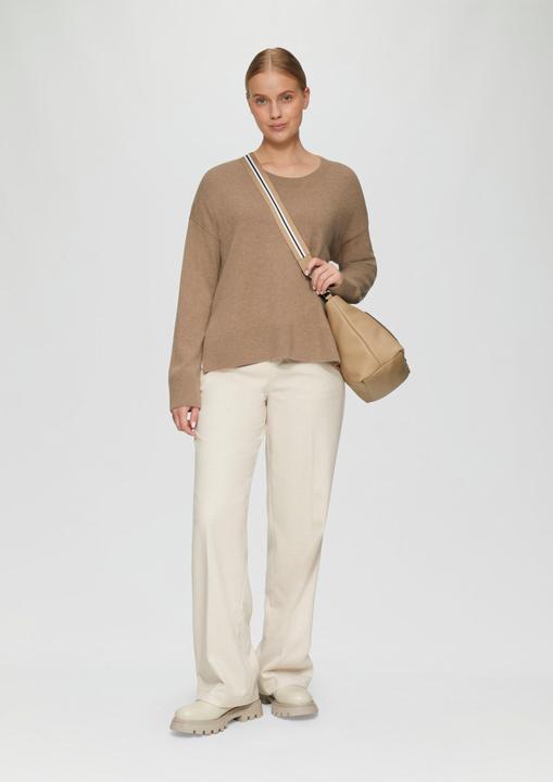 Immagine prodotto S.Oliver Strickpullover Strickpullover aus Kaschmirmix mit seitlichen Schlitzen (38)