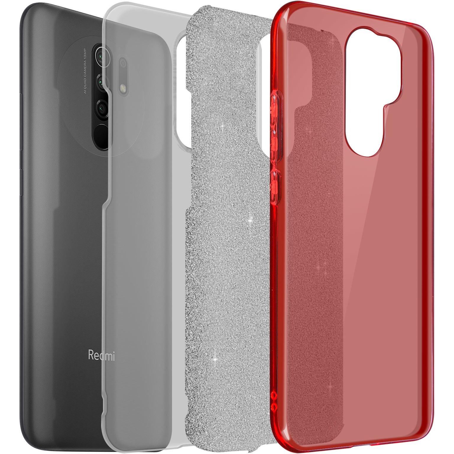 Avizar Papay Series (Xiaomi Redmi 9), Smartphone Hülle, Rot
