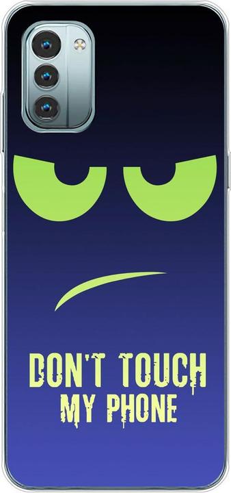 Dont Touch My Phone Grün Blau