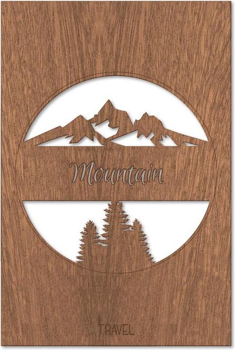 Produktbild Trenddeko Travel Mountain
