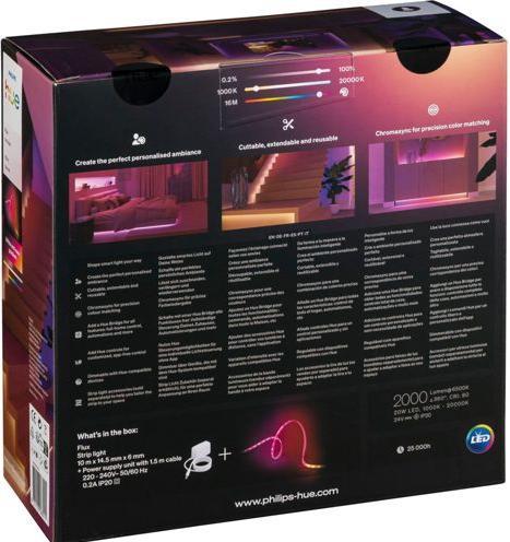 Produktbild Philips Hue Flux Gradient Lightstrip (Mehrfarbig, RGBW, 1000 cm, Indoor)