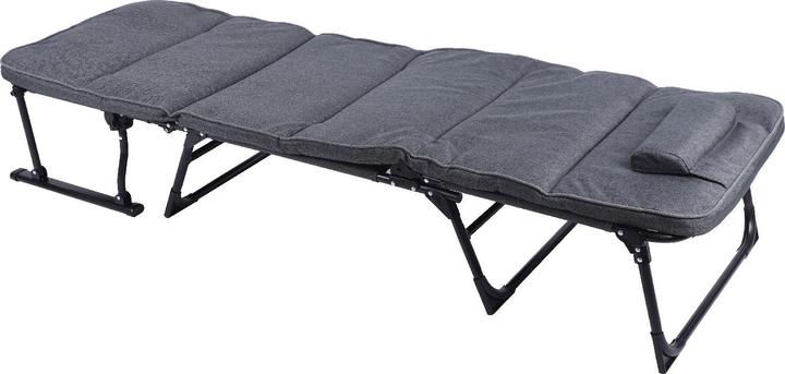 Produktbild Mojawo 2 in 1 Gartenliege Sanitätsliege Gästebett und Relaxsessel mit Polster (181 cm)