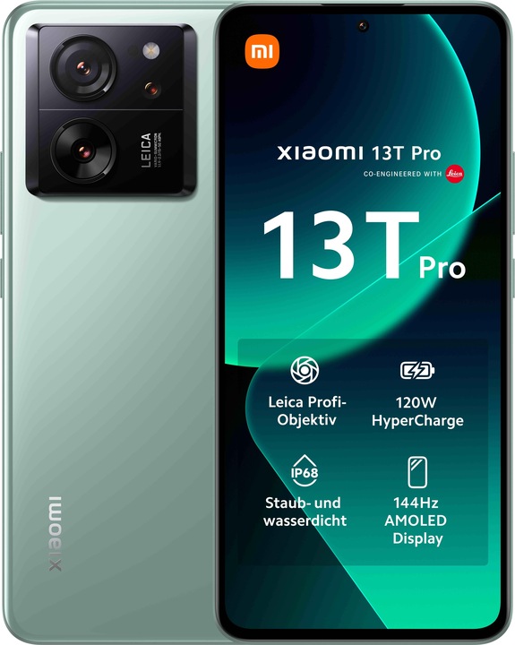 Xiaomi 13T Pro (1000 GB, weidegroen, 6.67", Dubbele SIM, 50 Mpx, 5G)