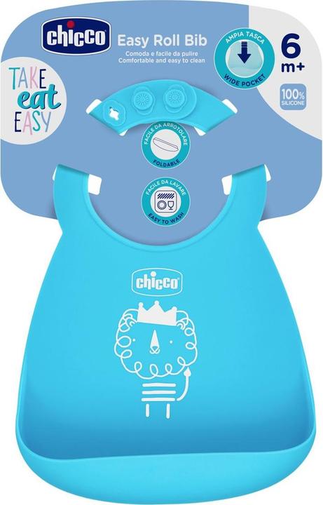 Produktbild Chicco EASY BIB - Silikonlätzchen - BLUE - 6m+ (6 Monate)